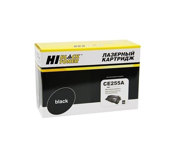Картридж Hi-Black CE255A / HP 55X с чипом, для HP LJ P3015, 6K HB-CE255A