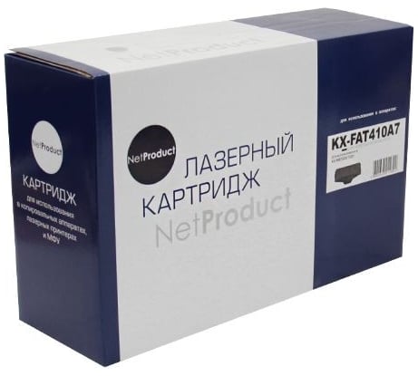 Картридж Netproduct KX-FAT410A7 для Panasonic KX-MB1500/1520, 2,5K N-KX-FAT410A7