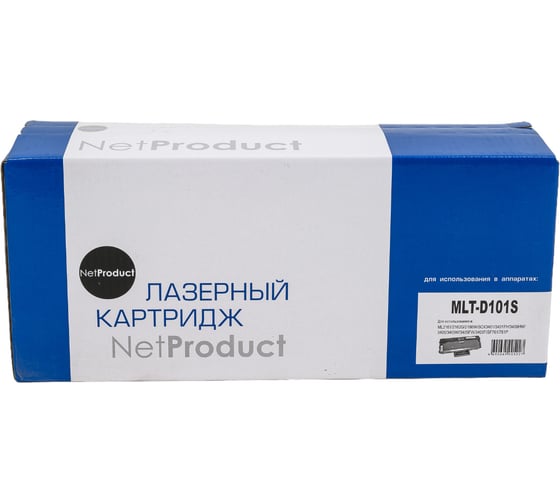 Картридж Netproduct MLT-D101S с чипом, для Samsung ML-2160/2162/2165/2166W/SCX3400, 1,5K N-MLT-D101S