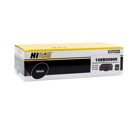 Картридж Hi-Black 108R00909 с чипом, для Xerox Phaser 3140/3155/3160, 2.5K HB-108R00909 1