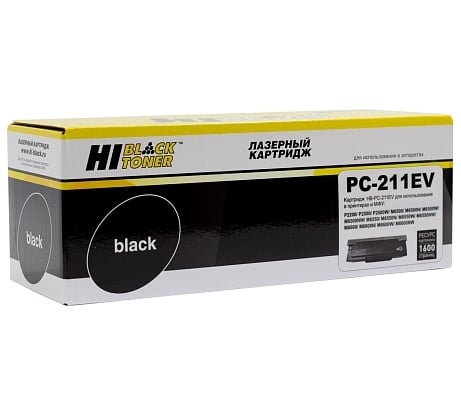 Картридж Hi-Black PC-211EV для Pantum, с чипом, черный HB-PC-211EV