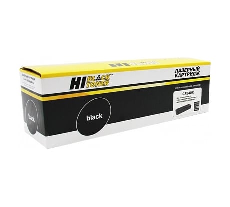 Картридж Hi-Black CF540X / HP 203X черный, с чипом, для HP CLJ Pro M254nw/dw/M280nw/M281fdn/M281fdw, Bk, 3.2K HB-CF540X