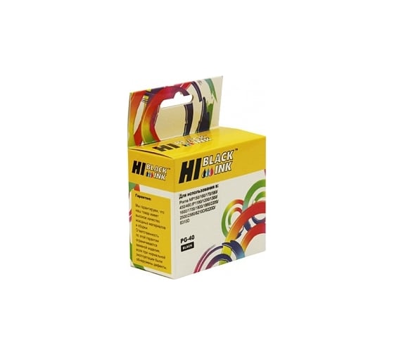 Картридж Hi-Black PG-40 для Canon PIXMA MP150/170/450/iP1200/1600/2200, Bk Canon HB-PG-40