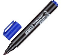 Перманентный маркер Attache Selection 271 синий, 2-5 мм, скошенный наконечник, 12 шт. 1634416