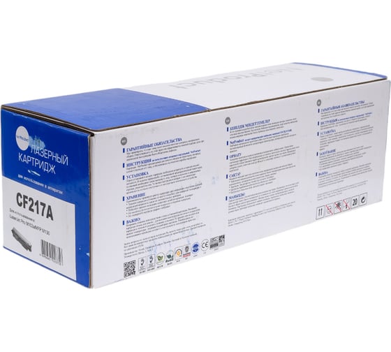 Картридж Netproduct CF217A / HP 17A с чипом, для HP LJ Pro M102a/MFP M130, 1,6K N-CF217A