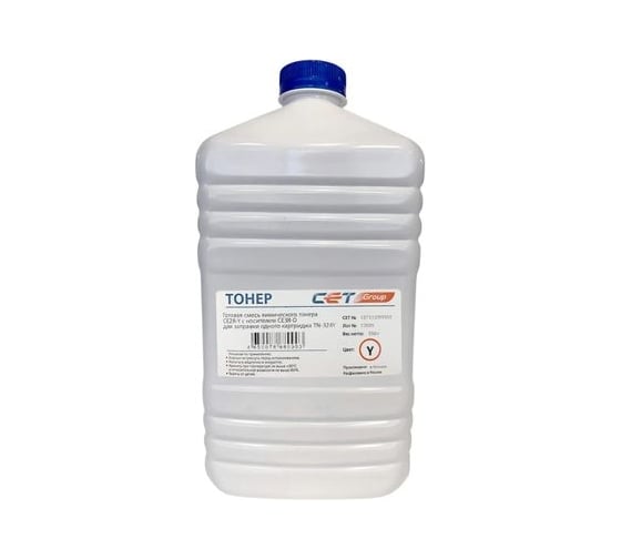 Тонер CET CE28-Y/CE28-D 111055550 желтый бутылка 550 г в комплекте девелопер KONICA MINOLTA Bizhu 1393959