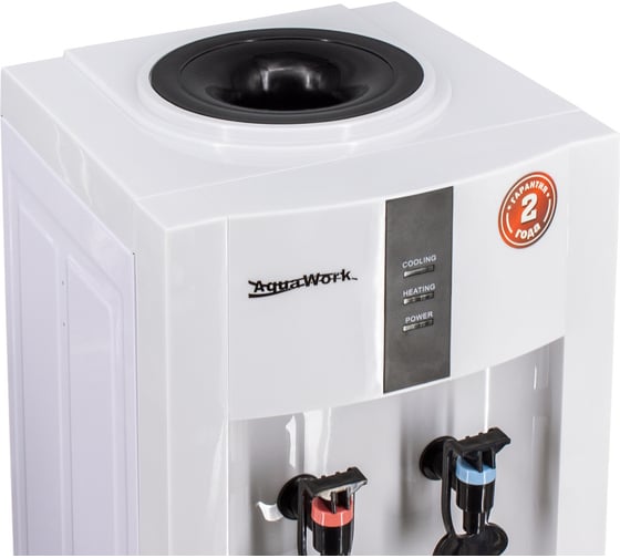 Кулер для воды 16tdr бело-черный Aqua Work 31109