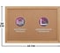 Пробковая доска Attache 30x45 см, деревянная рама 1344505 1638818 1