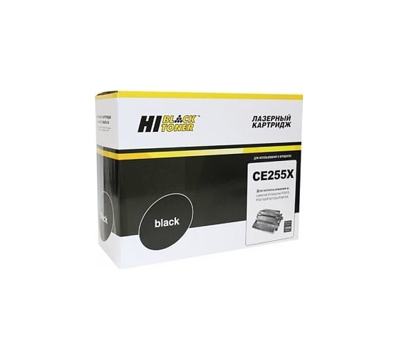 Картридж Hi-Black CE255X / HP 55X с чипом для HP LJ P3015, 12,5K HB-CE255X 1