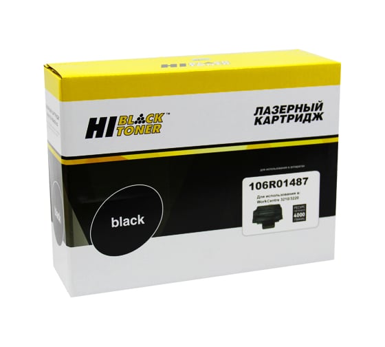 Картридж Hi-Black 106R01487 с чипом для Xerox WC 3210/3220, 4,1K HB-106R01487 1