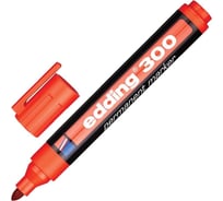 Перманентный маркер EDDING e-3002 красный, 1.5-3 мм, круглый наконечник 35736