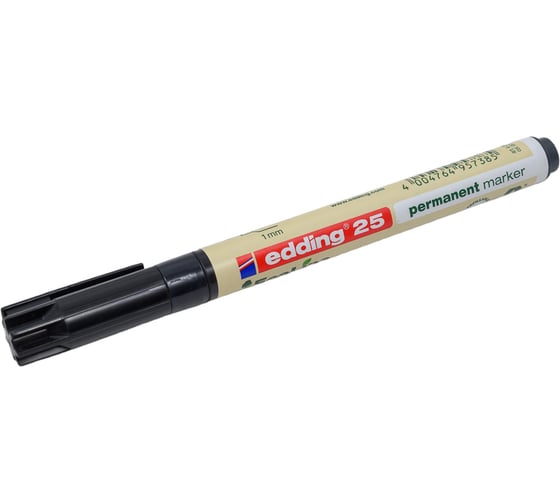 Перманентный маркер EDDING 251 ecoline черный, 1 мм 1183246
