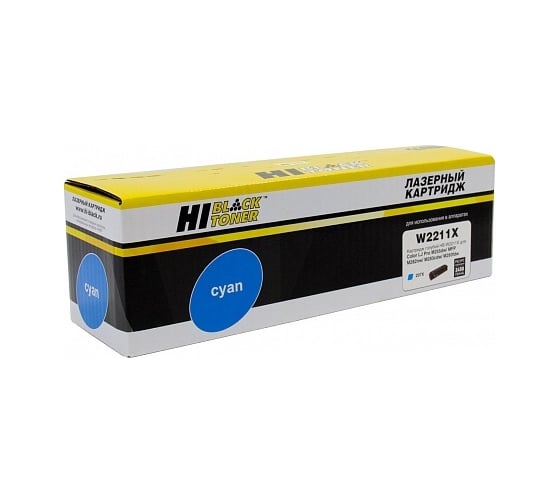 Картридж Hi-Black W2211X / HP 207X для HP CLJ Pro M255dw/MFP M282nw/M283fdn, C, 2,45K, без чипа HB-W2211X-NC 1
