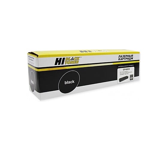 Картридж Hi-Black CF400X / HP 201X с чипом для HP CLJ M252/252N/252DN/252DW/277n/277DW, №201X, Bk, 2,8K HB-CF400X 1