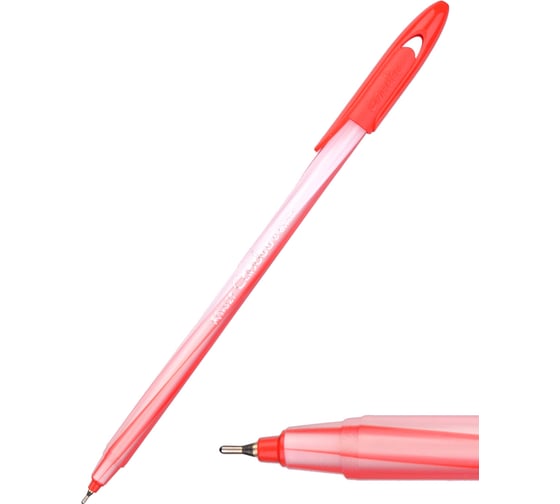 Шариковая ручка Flexoffice candee красная, 12 шт. FO-027 RED
