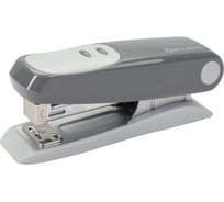 Серый степлер BRAUBERG №24/6, 26/6 Germanium 226576