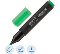 Маркер-текстовыделитель Attache Economy Uno 1-4 мм, зеленый, 12 шт. 892703