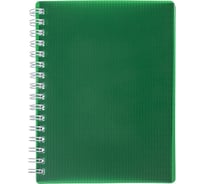 Записная книжка Hatber VELVET 80 л, А6, клетка, зеленая, 100 шт. 081574