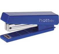 Степлер Hatber №10 10 л, 50 скоб, захват 48 мм, с антистеплером, ассорти, 12 шт. 046521