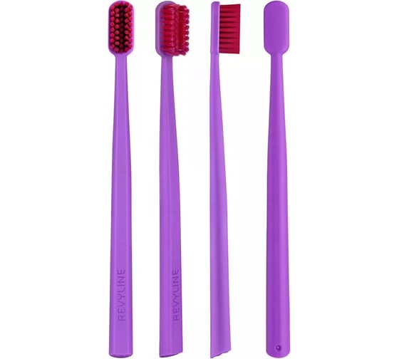 Зубная щетка Revyline SM6000 Ortho фиолетовая c фиолетовой щетиной 5696