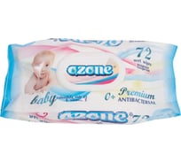 Влажные салфетки Ozone Premium 72 шт., с экстрактом календулы и витамина Е, с клапаном 4657778190196