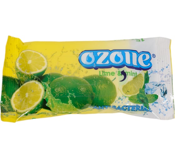 Влажные салфетки Ozone 15 шт., с ароматом мяты и лайма 4657778190318 1