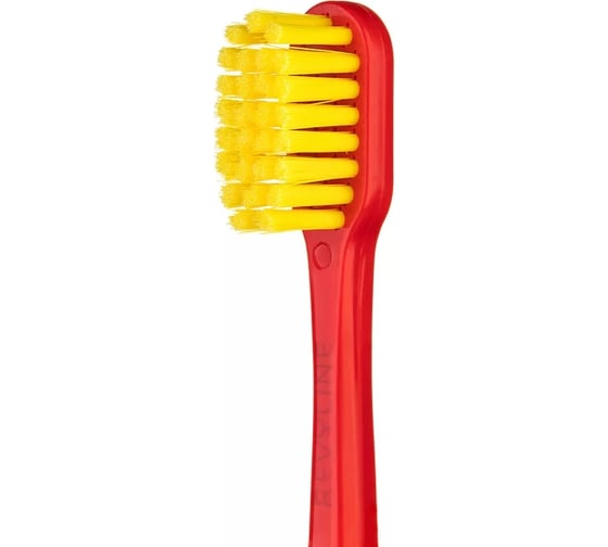 Зубная щётка Revyline SM5000 красная, с жёлтой щетиной 7453