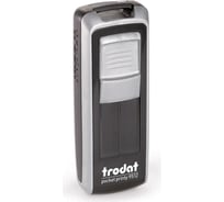 Карманный штамп Trodat 9512 POCKET PRINTY 47x18 мм, серебряный, синяя подушка 149205