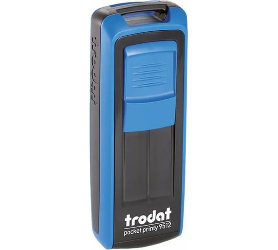 Карманный штамп Trodat 9512 POCKET PRINTY 47x18 мм, синий, синяя подушка 148921 1