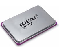 Металлическая настольная штемпельная подушка Trodat 9071M IDEAL 56x90 мм, фиолетовая 153126