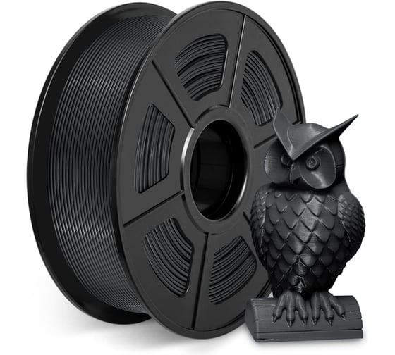 Пластик для принтера CACTUS 3D CS-3D-ABS-1KG-BLACK ABS, диаметр 1.75 мм, 1 кг, 1 цв. 1974164