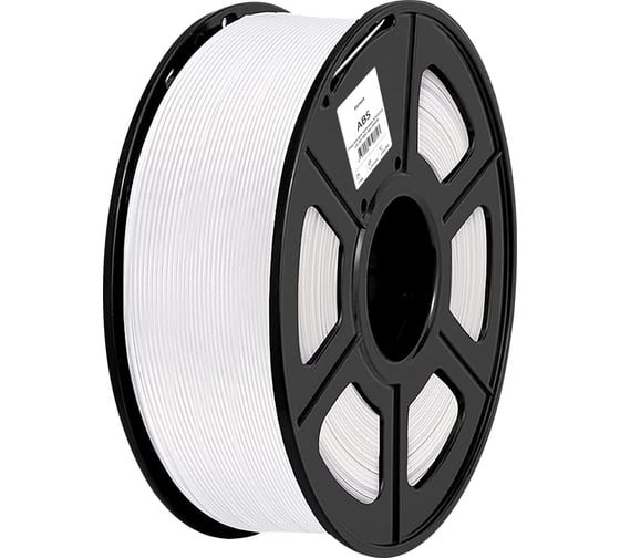Пластик для принтера CACTUS 3D CS-3D-ABS-1KG-WHITE ABS, диаметр 1.75 мм, 1 кг, 1 цв. 1974177