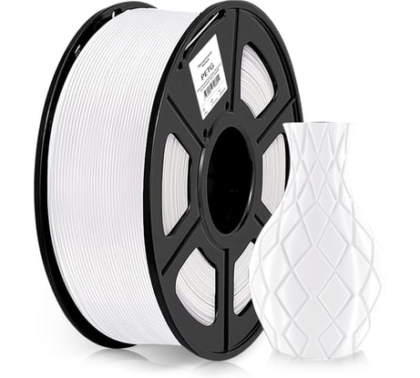 Пластик для принтера CACTUS 3D CS-3D-PETG-1KG-WHITE PETG, диаметр 1.75 мм, 1кг L1м 1974197