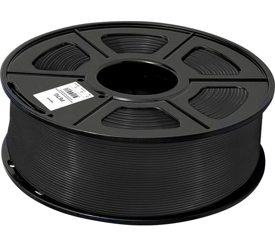 Пластик для принтера CACTUS 3D CS-3D-PETG-1KG-BLACK PETG, диаметр 1.75 мм, 1 кг, 1 цв. 1974181