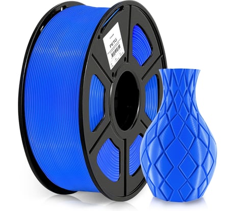 Пластик для принтера CACTUS 3D CS-3D-PETG-1KG-BLUE PETG, диаметр 1.75 мм, 1 кг, 1 цв. 1974182