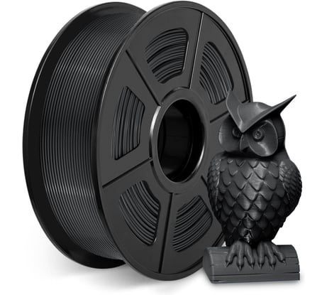 Пластик для принтера CACTUS 3D CS-3D-PLA-1KG-BLACK PLA, диаметр 1.75 мм, 1 кг, 1 цв. 1974199