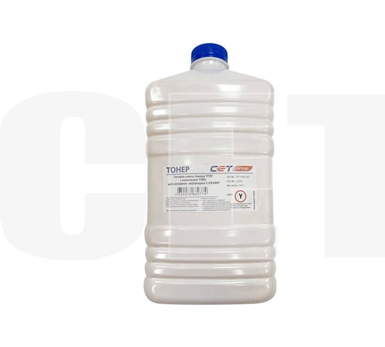 Тонер CET TF8Y/TF8D 7498-463 желтый, 463 г, девелопер, Canon C3325i/3330i/3320 1218145