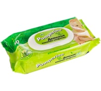 Влажные салфетки PAMPERINO, гипоаллергенные ДЕТСКИЕ с Алоэ Вера 15307