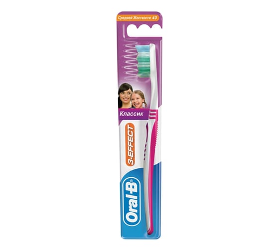 Зубная щетка ORAL-B 3-Эффект Классик средняя 603198