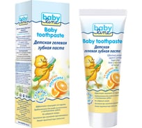 Детская гелевая зубная паста BABYLINE 75 мл со вкусом апельсина,  DB012