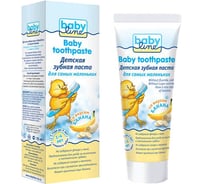 Детская зубная паста BABYLINE 75 мл со вкусом банана,  DB011