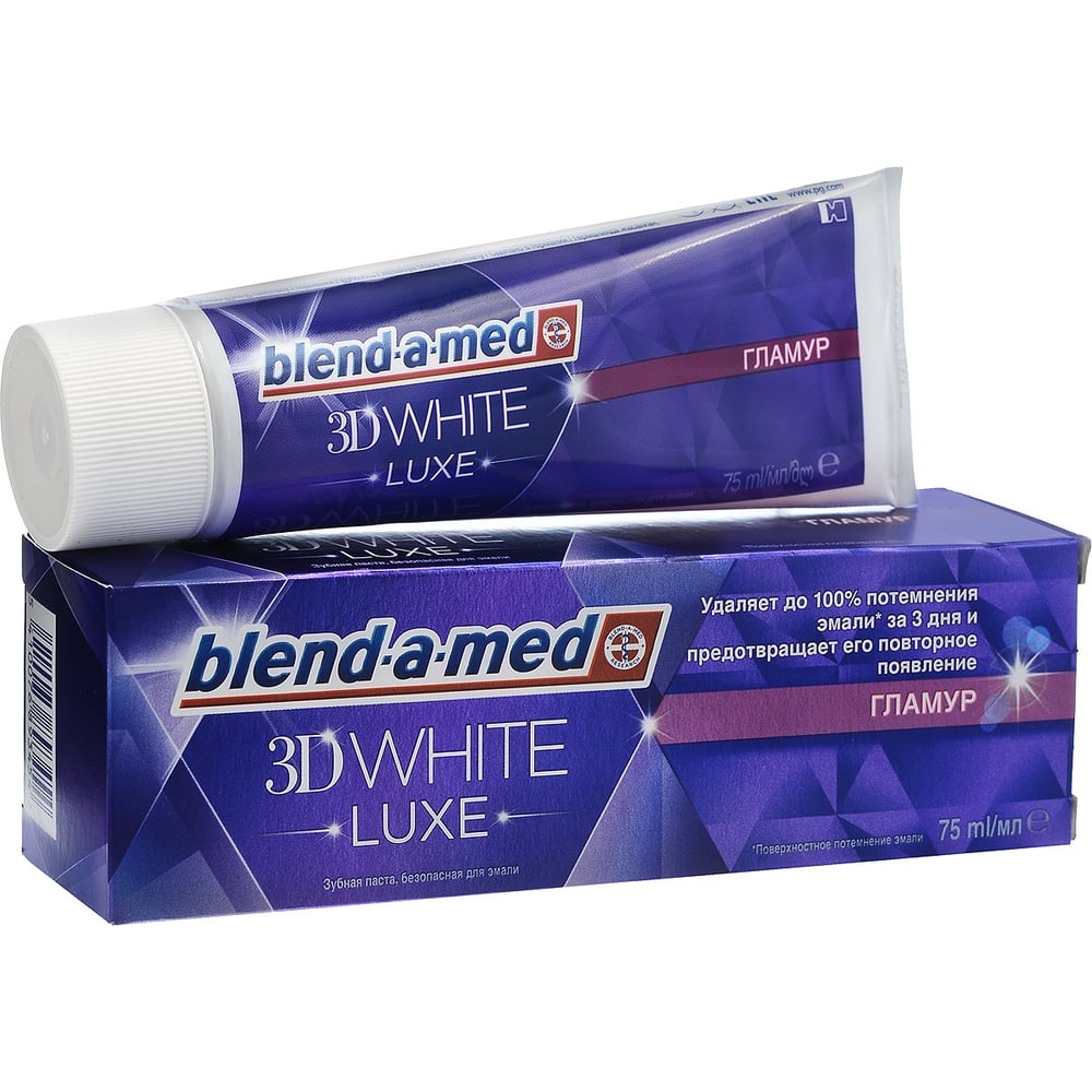 Blend-a-med Зубная паста 3D White Luxe Anti Tobacco 75 мл