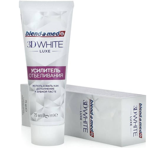 Зубная паста BLEND-A-MED 75 мл 3D White Luxe Усилитель отбеливания BM-81631626 604803 1