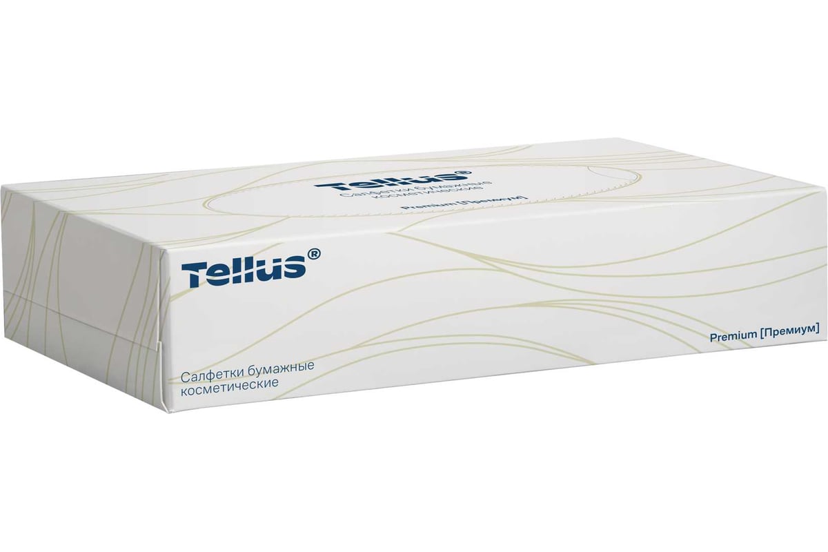 Салфетки для лица Tellus "Premium", ультрамягкие, F1, косметические арт ...