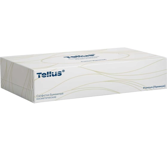 Салфетки для лица Tellus "Premium", ультрамягкие, F1, косметические арт. 120380 26214 126560
