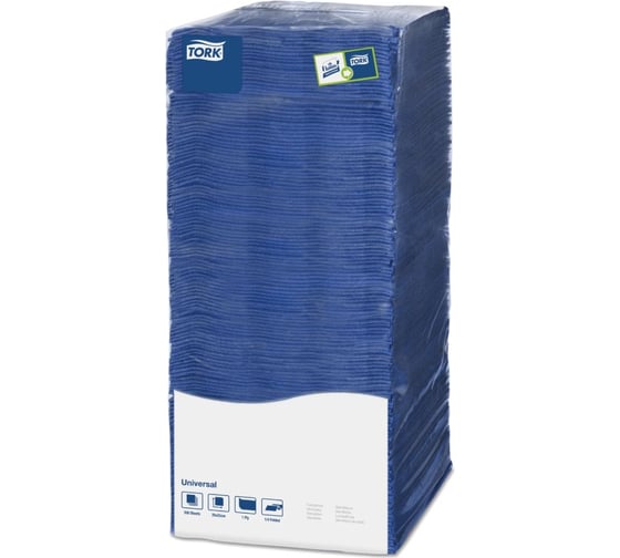Салфетки TORK Big Pack 25х25, 500 шт, темно-синие 47866724370 127877