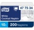 Салфетки TORK Big Pack 24х238 200шт, 2-х слойные, белые 477534 127892 1