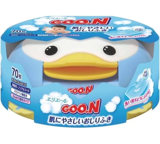 Влажные салфетки для детей GOO.N 70 шт. 100000738