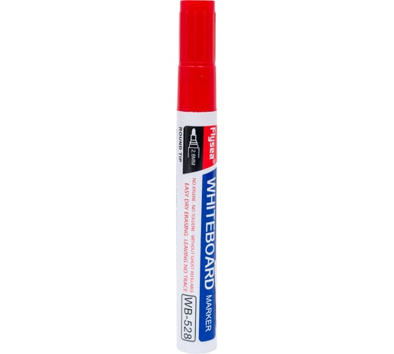 Маркер для доски Flysea Whiteboard WB-528, красный WB-528-red