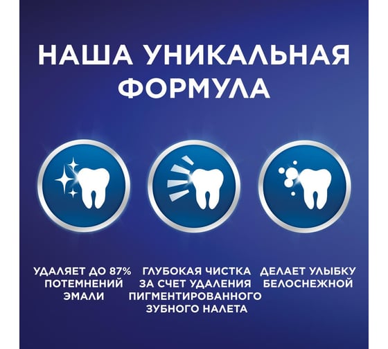 Зубная паста Blend-a-med 3D White Отбеливание и глубокая чистка с Древесным углем 100мл 740863 0001020847